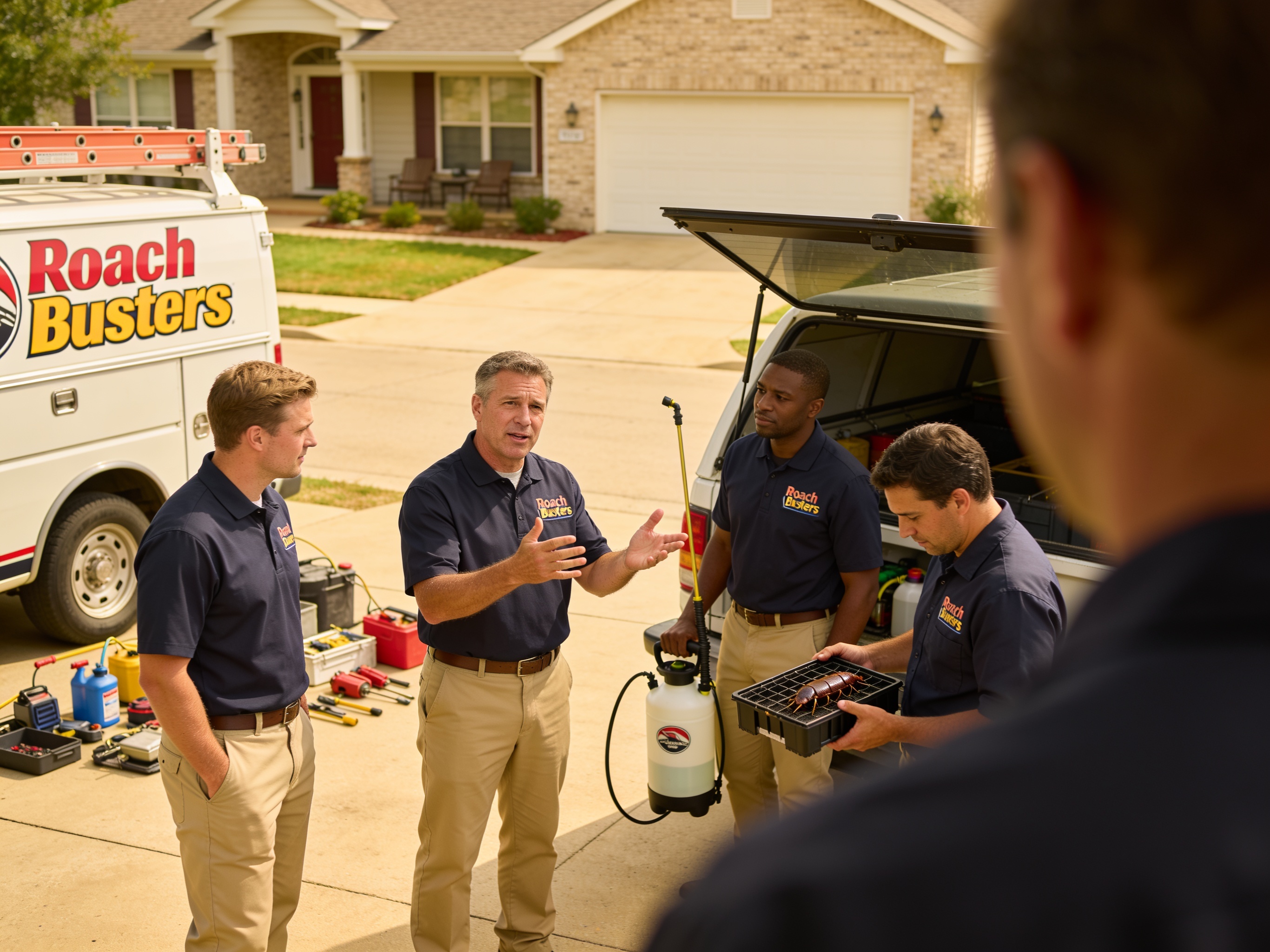 The Waxahachie Cockroach Control Co team