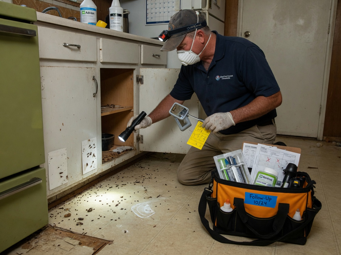 Cockroach Treatment Follow-Up in Waxahachie, TX
